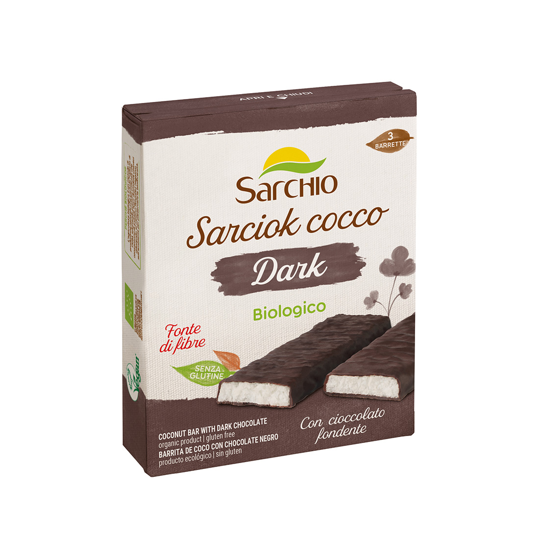 Sarciok Dark coconut bars